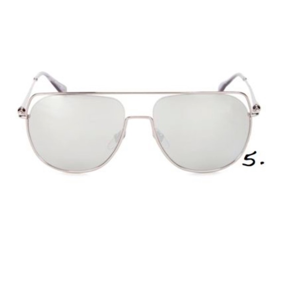 Alexander McQueen mirrored aviator sunglasses - Picture 1 of 12